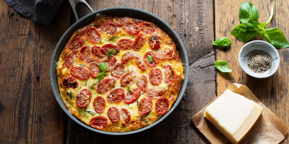 Frittata De Courgettes Et De Tomates Recette FoodPal